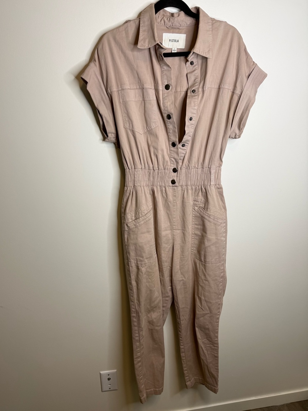 Pistola Grover Jumpsuit size small cream